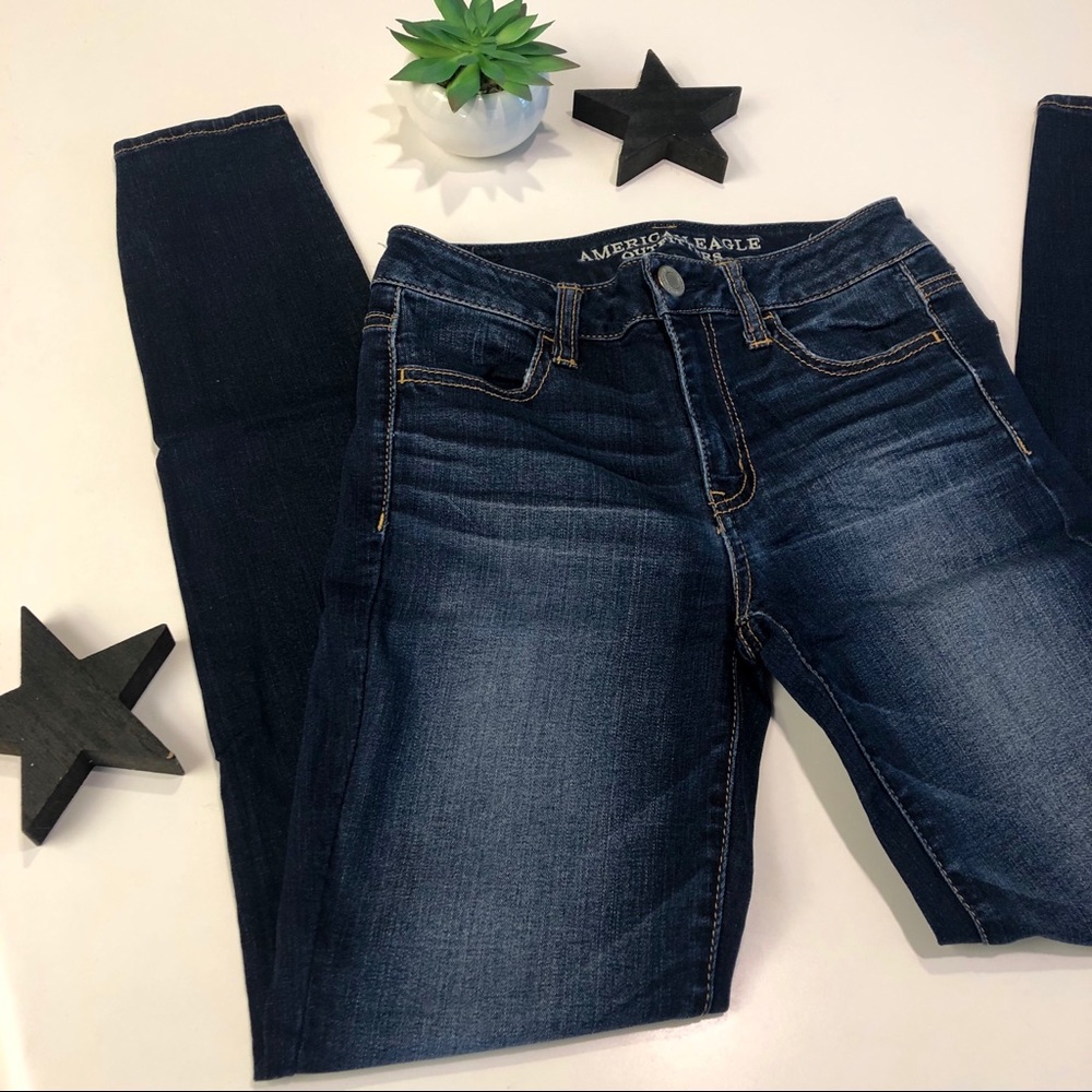 AE Super Stretch Hi-Rise Jeggings